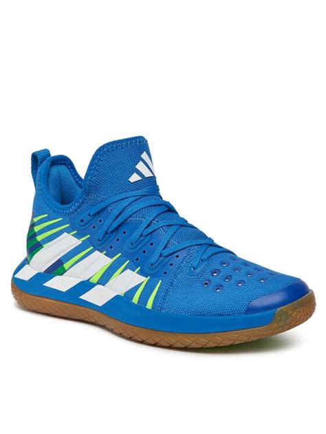 adidas hallenschuhe herren blau|Blaue Hallenschuhe von adidas .